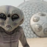 alien crash ufo in desert