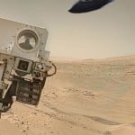 ufo spotted by curiosity on mars