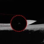 ufo flying near moon 7