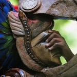 shaman wearing a mask