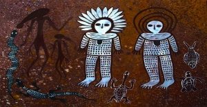 wandjina aboriginal pictographs 3