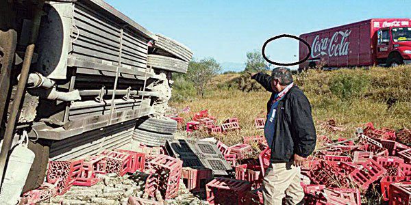 mexico ufo coca cola truck crash