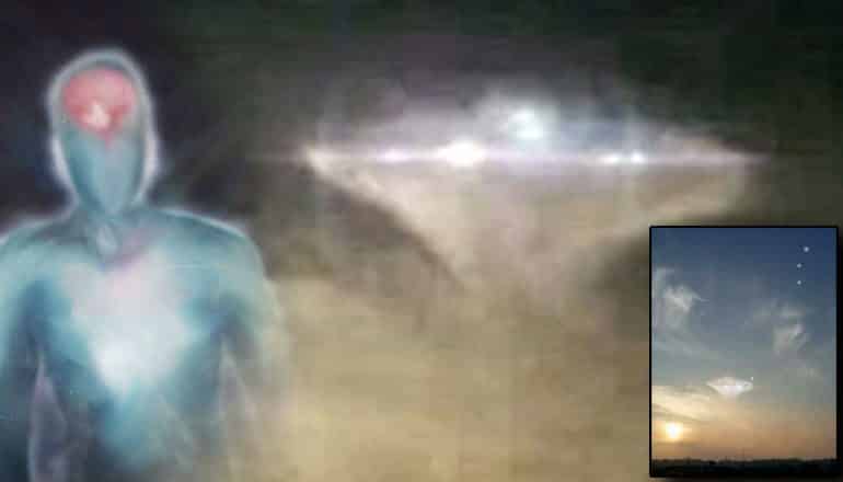 Pleiadian UFO Photographed Over Italy Goes Viral - Is it a Warning