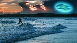 surfer films shapeshifting ufo