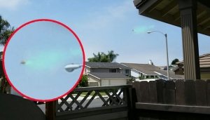 UFO Spraying Green Mist California