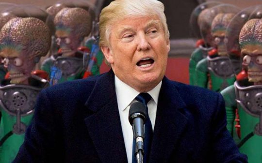 Trump Vowed to “Unlock the Mysteries of Space.” Does that Include ALIENS?