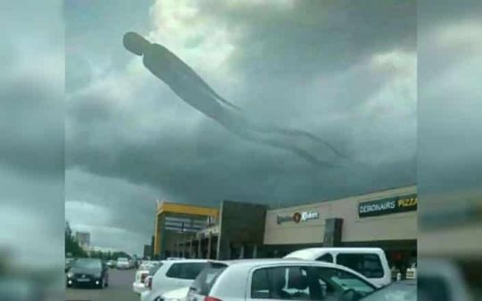 Giant Floating Alien Entity Takes The World By Surprise