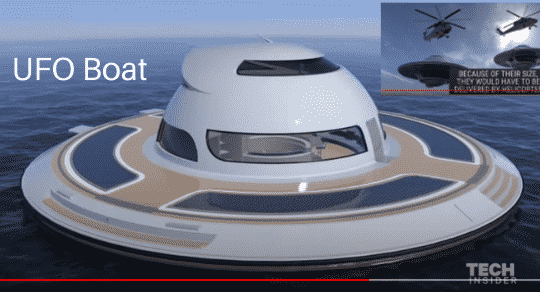 Floating UFO Boat is The Coolest Concept Boat You’ll Ever See – By Far