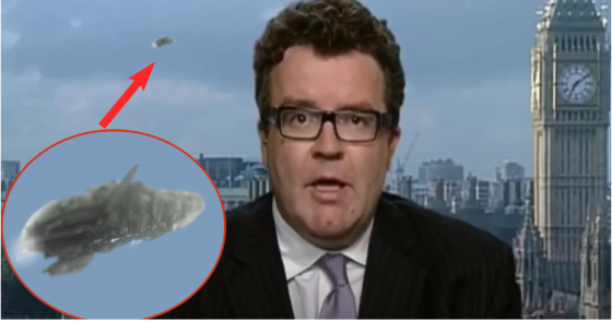 Giant UFO Spotted on TV in The UK Sparking Internet Discussion Around Alien Activity