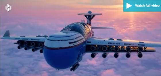 Giant Nuclear Air Bus Concept is The Craziest ‘Air Resort’ We’ve Ever Seen