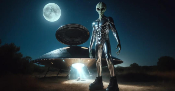 23-Foot-Tall Alien Beings Were Seen in Krasnodar, Russia While Coming Out of A UFO