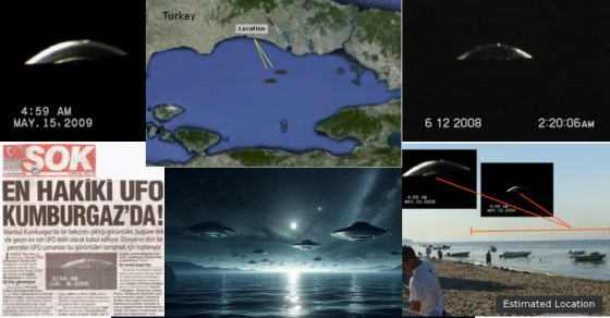 Kumburgaz, Turkey UFO Videos Confirmed Authentic Showing Clear Image Of Alien Entities Sitting Inside Craft